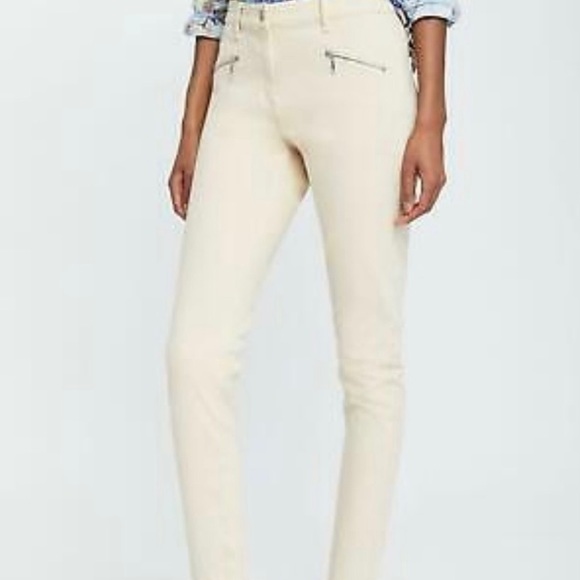 J McLaughlin Baxter Skinny Jeans in Natural Cream - Picture 4 of 13